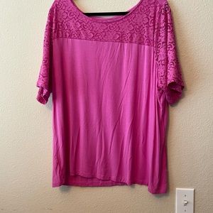 APT 9 Lace Tee Shirt